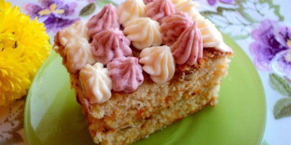 Рецепт тыквенно-ореховое пирожное