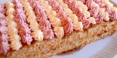 тыквенно-ореховое пирожное