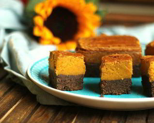 Тыквенный брауни с кэробом