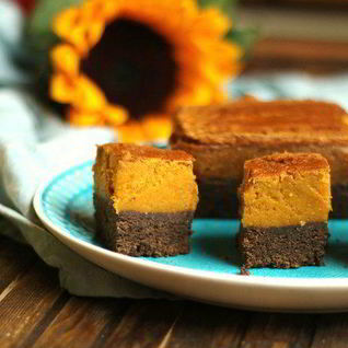 Тыквенный брауни с кэробом