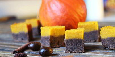 тыквенный брауни с кэробом