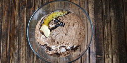 тыквенный брауни с кэробом