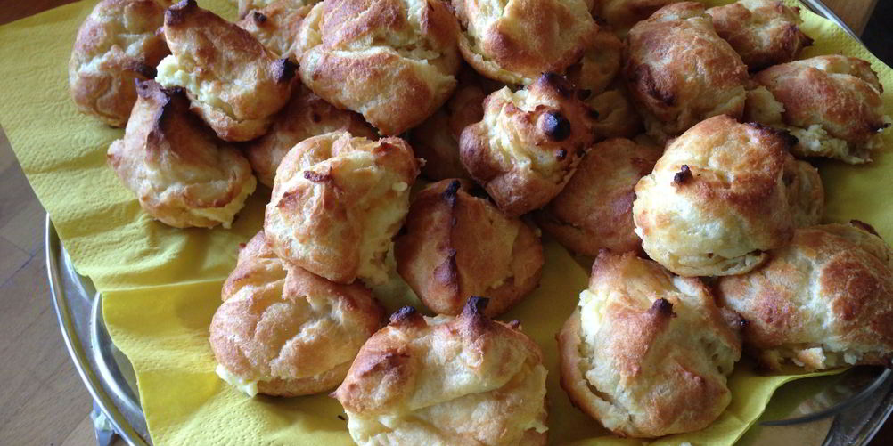 Рецепт заварные пирожные с ванильным кремом