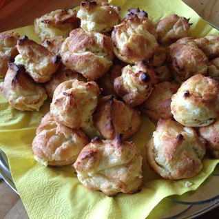 Заварные пирожные с ванильным кремом