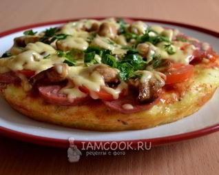 Быстрая пицца в мультиварке