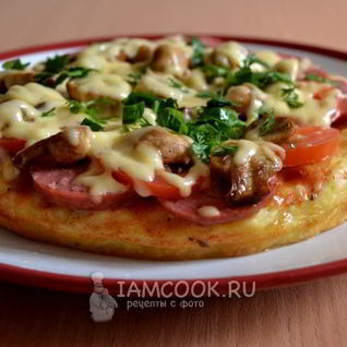 Быстрая пицца в мультиварке