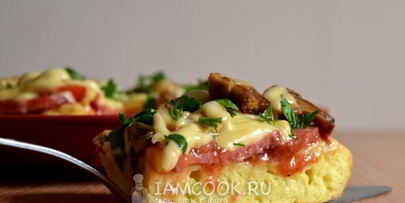 быстрая пицца в мультиварке