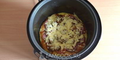 быстрая пицца в мультиварке
