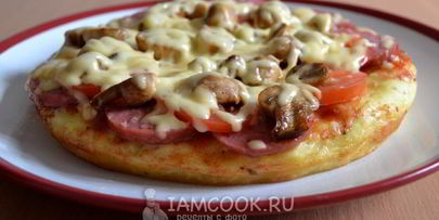 быстрая пицца в мультиварке