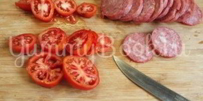 картофельная пицца на сковороде