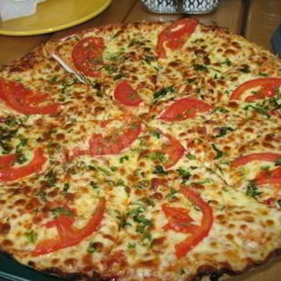 Картофельная пицца с грибами в духовке