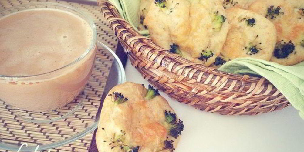 Рецепт мини-пиццы на заварном тесте с пармезаном и брокколи