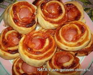 Мини-пиццы Завитушки