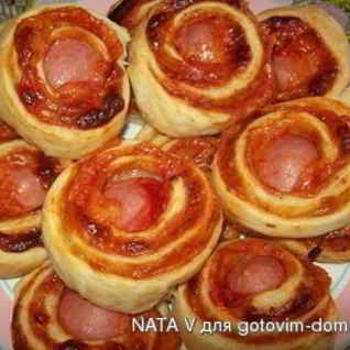 Мини-пиццы Завитушки