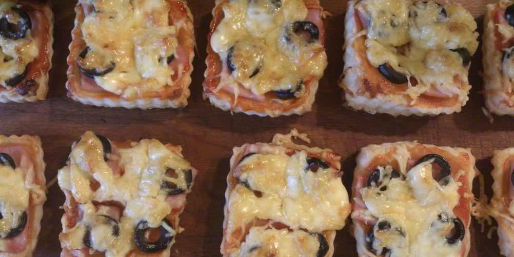 Рецепт мини-пицц