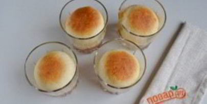 перевернутая пицца в стакане