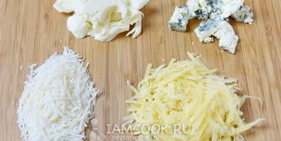 пицца четыре сыра