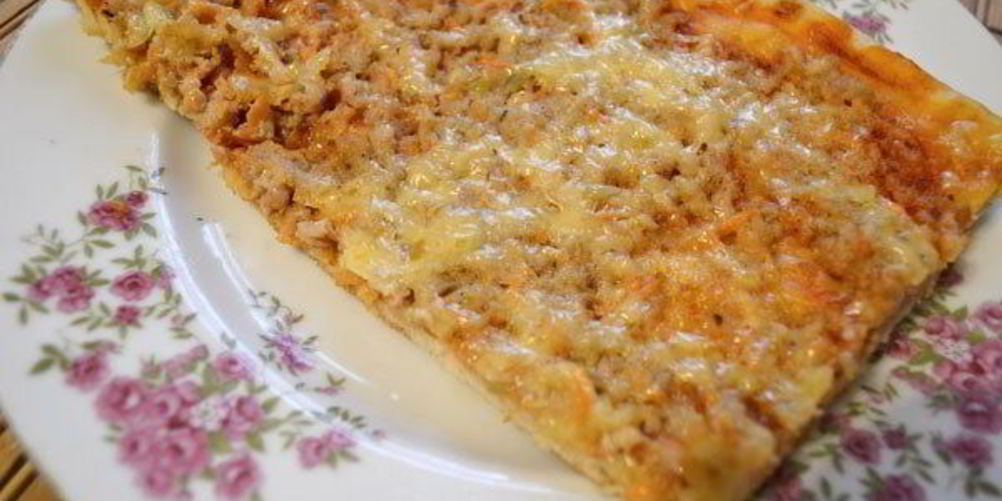 Рецепт пицца домашняя с фаршем