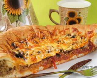 Пицца Колечко, колечко, кольцо