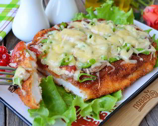 Пицца-курица