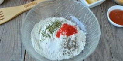 пицца-курица