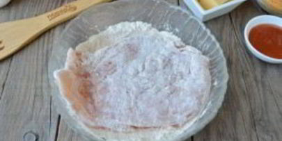 пицца-курица