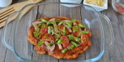 пицца-курица