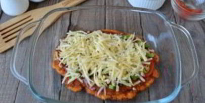 пицца-курица