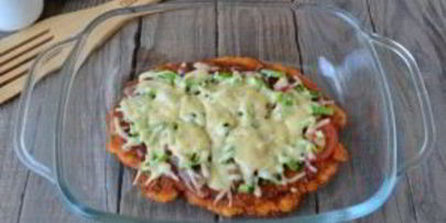 пицца-курица