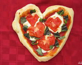 Пицца на День Валентина