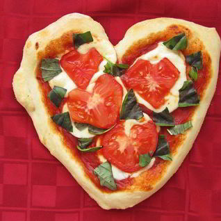 Пицца на День Валентина