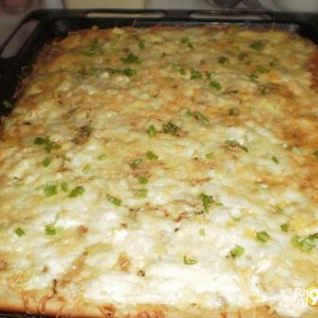 Пицца на дрожжевом тесте по-домашнему