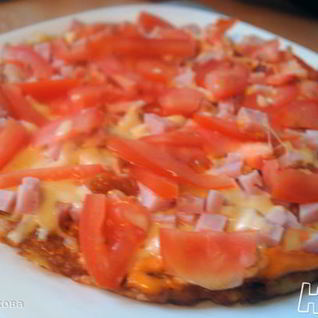 Пицца на картофельном тесте