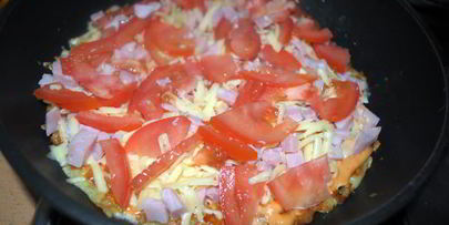 пицца на картофельном тесте