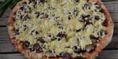 пицца на кефире в духовке