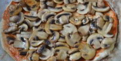 пицца на кефире в духовке