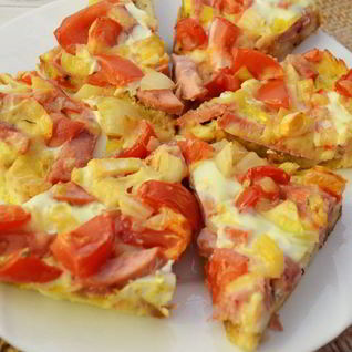 Пицца на хлебе