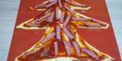 пицца на новый год