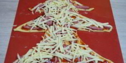 пицца на новый год