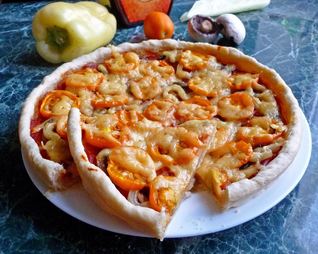 Пицца на пиве