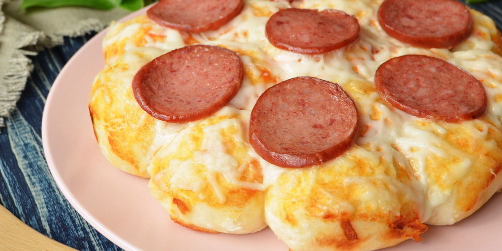 Рецепт пицца на шариках из теста