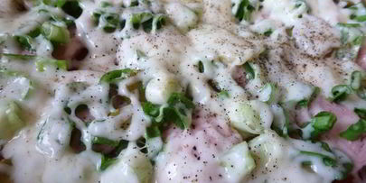 пицца на сковороде