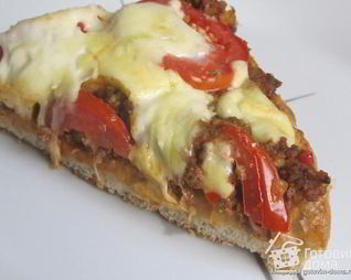 Пицца на турецкой лепешке