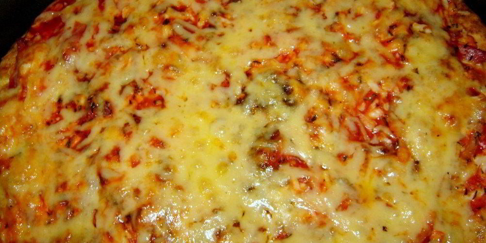 Рецепт пицца на творожном тесте