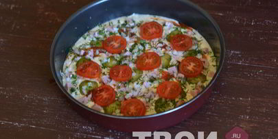 пицца на жидком тесте