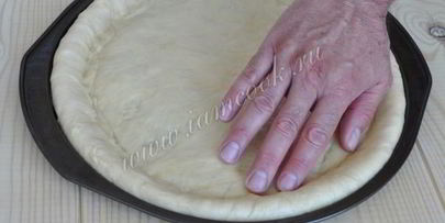 пицца пепперони с жаренной моцареллой