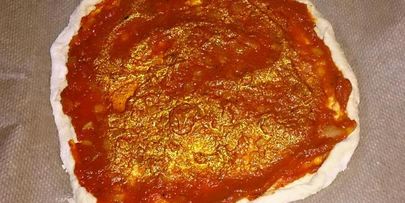 пицца посейдон с артишоками и креветками