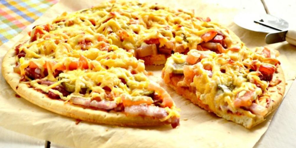 Рецепт пицца с беконом