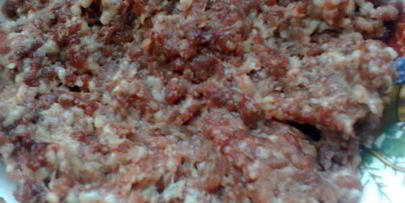 пицца с грибами и с гусиным фаршем