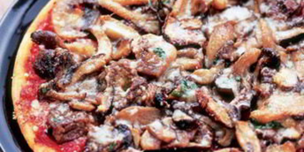 Рецепт пицца с грибами